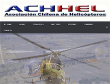 Tablet Screenshot of achhel.cl